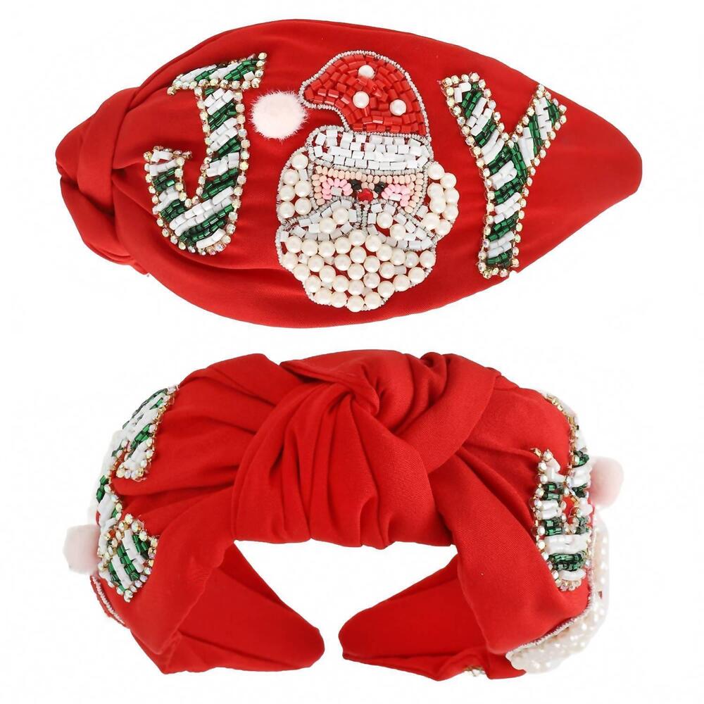 NEW SOPHIA COLLECTION christmas joy headband in red